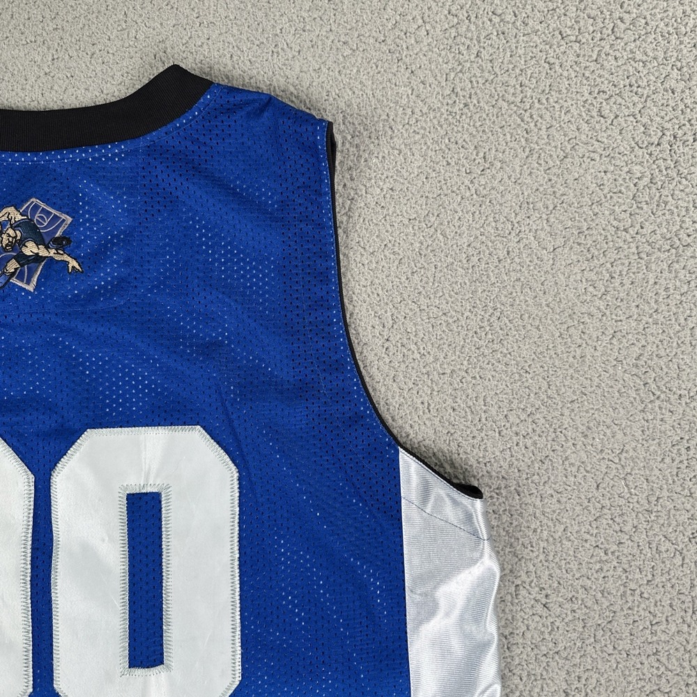 VTG Y2K All Star Pro Basketball Jersey Men 2XL Blue Gradient Hip Hop Dazzle - Picture 13 of 16